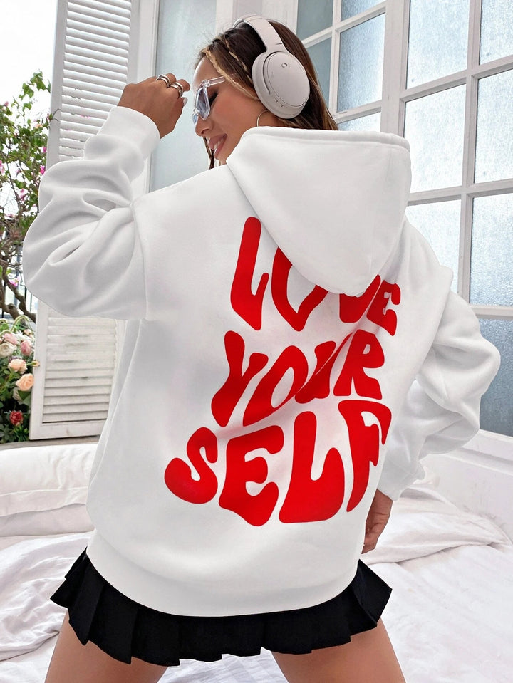 W&W Mode | Lässiger Oversize Hoodie Mit "Love