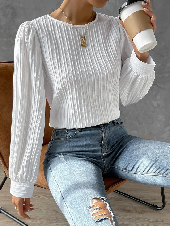 W&W Mode | Bluse mit langen Ärmeln Für Frauen