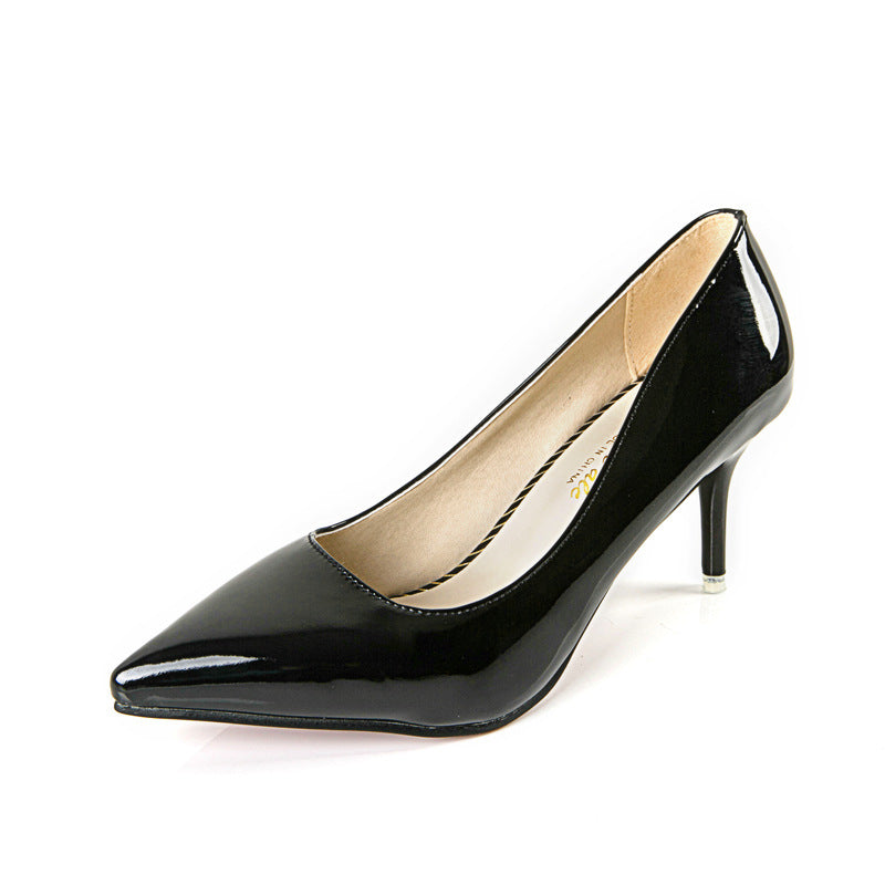 Damen elegante High Heel Pumps mit spitzem Zehenbereich W&W