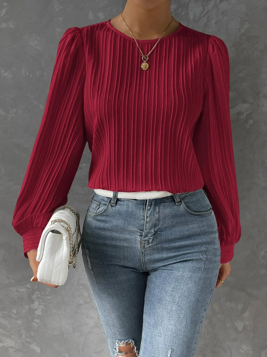 WW | Bluse mit langen Ärmeln Für Frauen