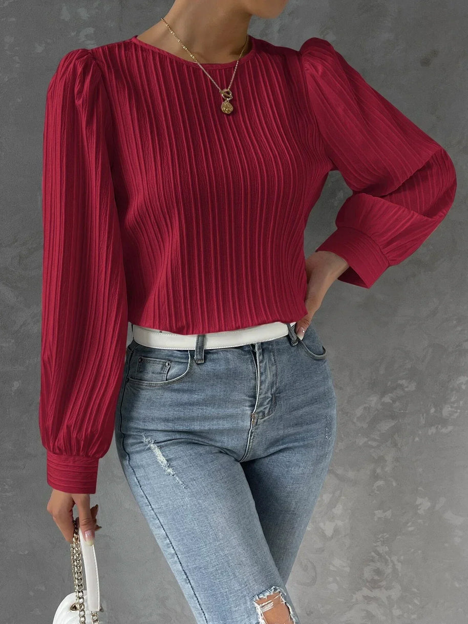 WW | Bluse mit langen Ärmeln Für Frauen