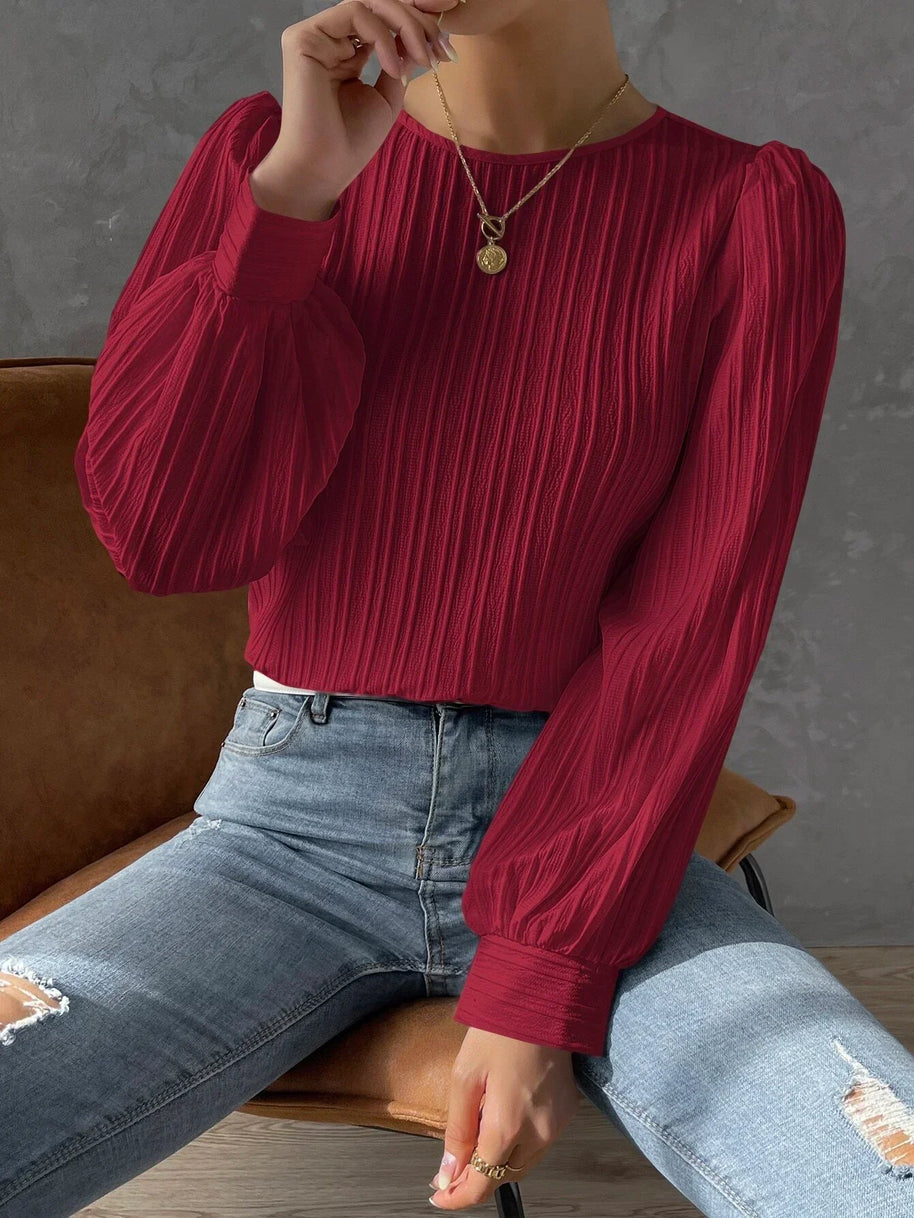 WW | Bluse mit langen Ärmeln Für Frauen