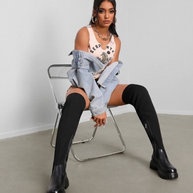 WW | Luxuriöse Overknee-Stiefel