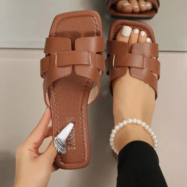 W&W Mode | Luxuriöse Weiche Sandalen mit Rutschfestem Fußbett