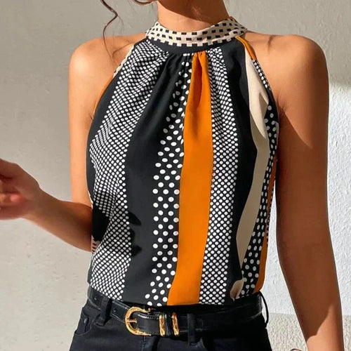 WW | Top Gestreiftes Haltertop