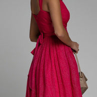 WW | Sexy Elegante Druck Mesh V-Ausschnitt Abendkleid Kleider