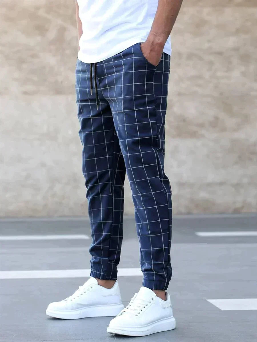 W&W Mode | Elegante Gitter Elite Hosen