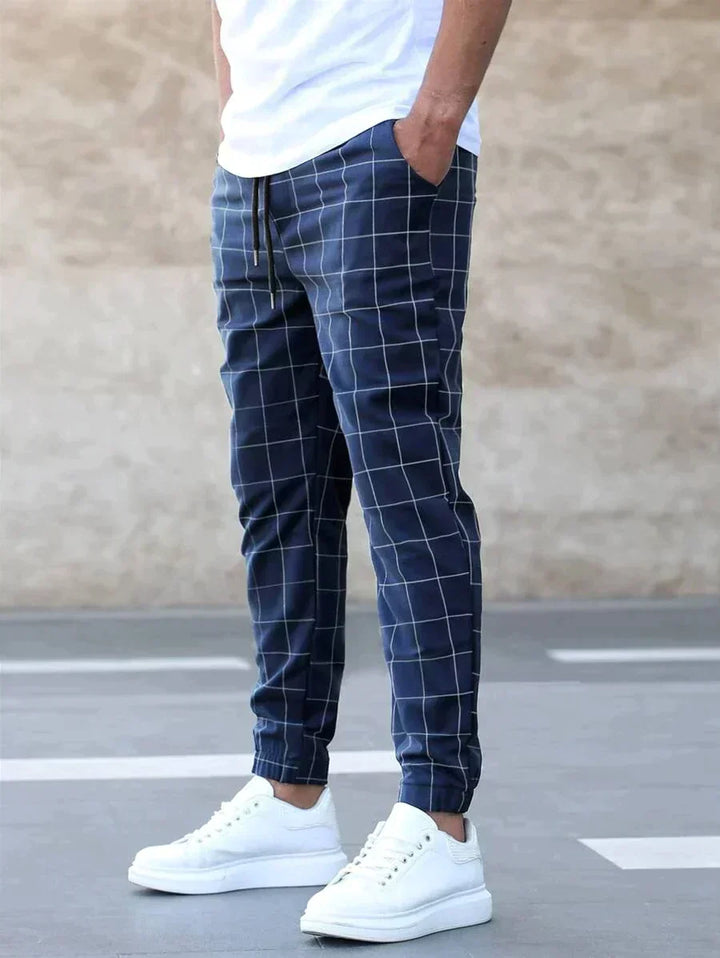 W&W Mode | Elegante Gitter Elite Hosen