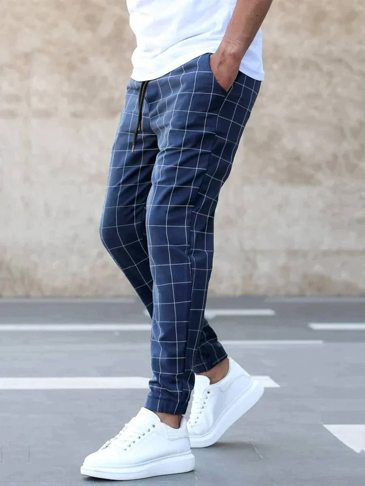W&W Mode | Elegante Gitter Elite Hosen