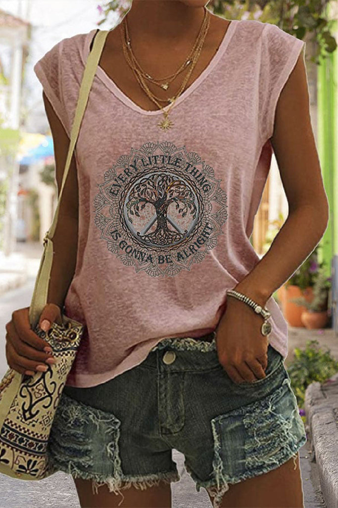 WW | Hippie Crew Neck Ärmelloses Tanktop