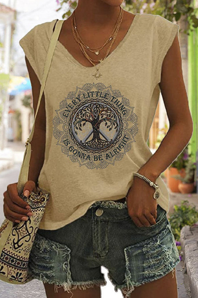 WW | Hippie Crew Neck Ärmelloses Tanktop