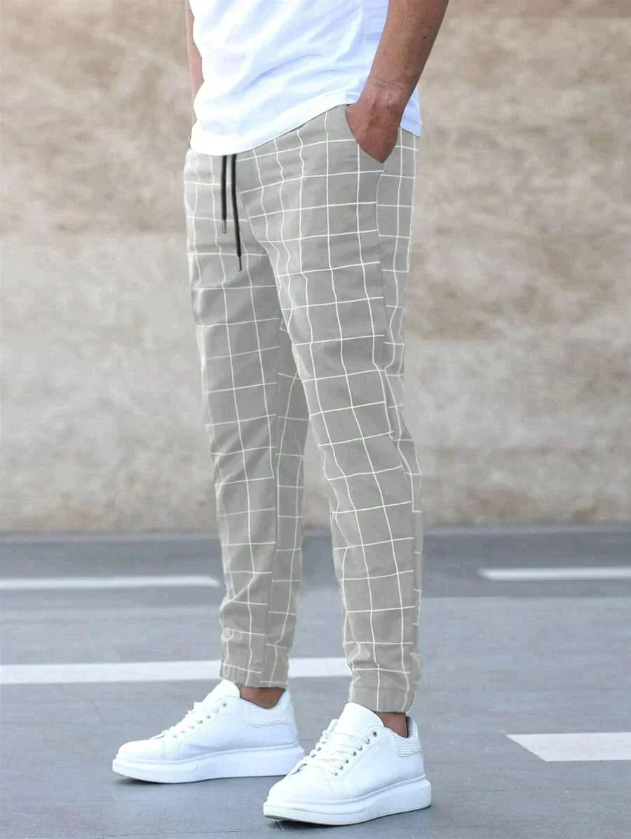 W&W Mode | Elegante Gitter Elite Hosen