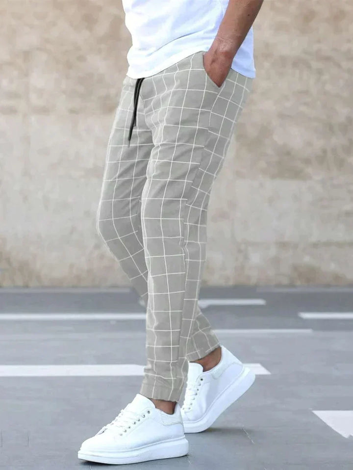 W&W Mode | Elegante Gitter Elite Hosen