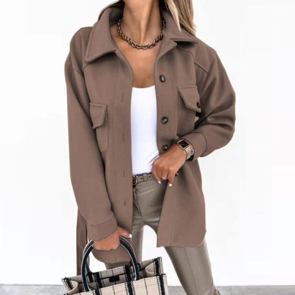 W&W Mode - Damen urban klassischer Mantel