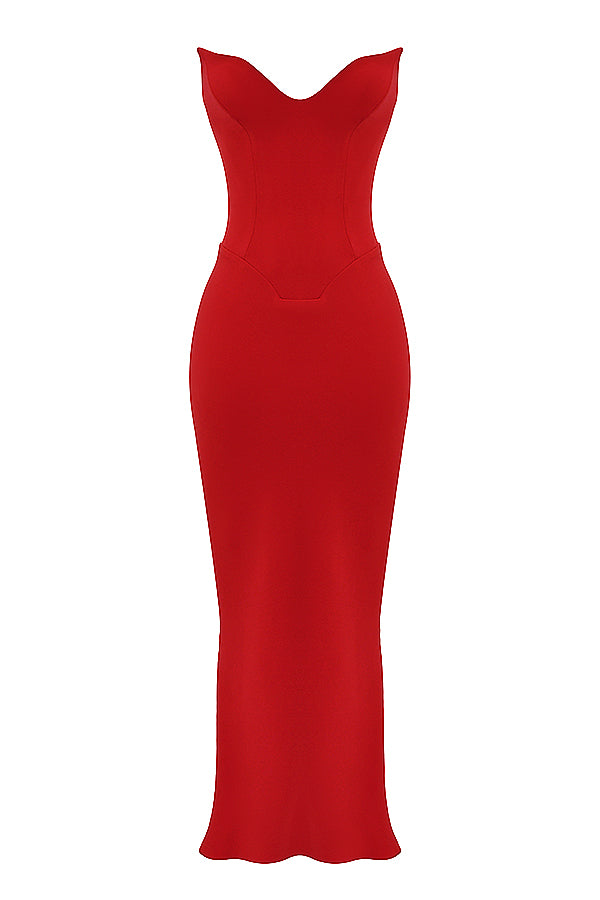 WW | Trägerlose Korsettkleid