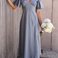 WW | Sexy Celebrities Einfarbige Schlitz Off The Shoulder Gefaltete Kleider