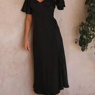 WW | Sexy Celebrities Einfarbige Schlitz Off The Shoulder Gefaltete Kleider