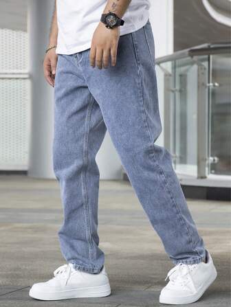 W&W Mode | Gerade Geschnittene Jeans Für Herren