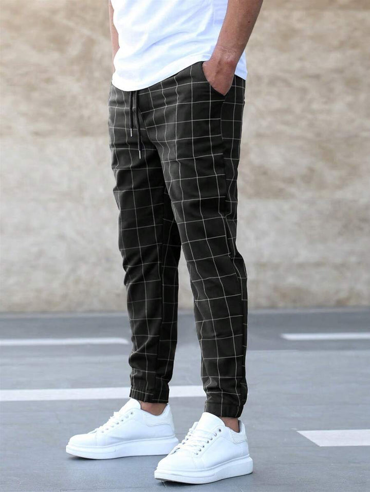 W&W Mode | Elegante Gitter Elite Hosen