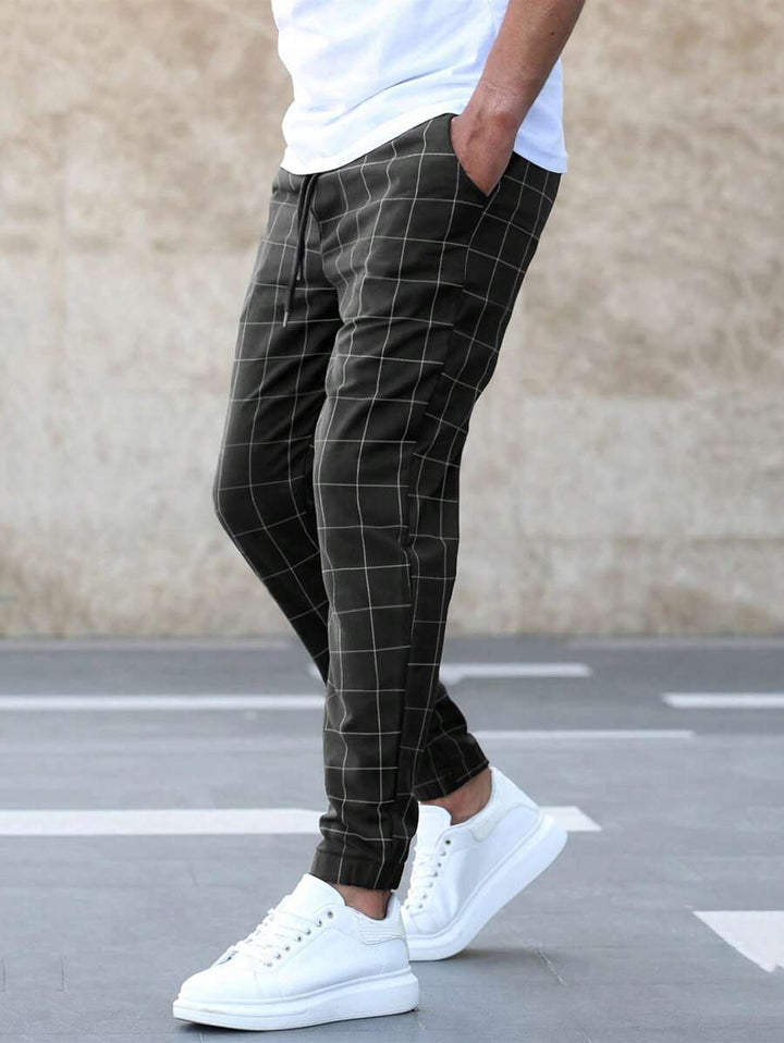 W&W Mode | Elegante Gitter Elite Hosen