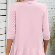 WW | Daily Simplicity Solid Flounce V-Ausschnitt Oberbekleidung