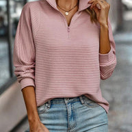 WW | V-Ausschnitt Pullover Damen - stilvoller warmer Pullover