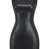 WW Mini-Lederkleid ohne Ärmel