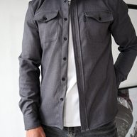 Polojacke mit Knopfleiste