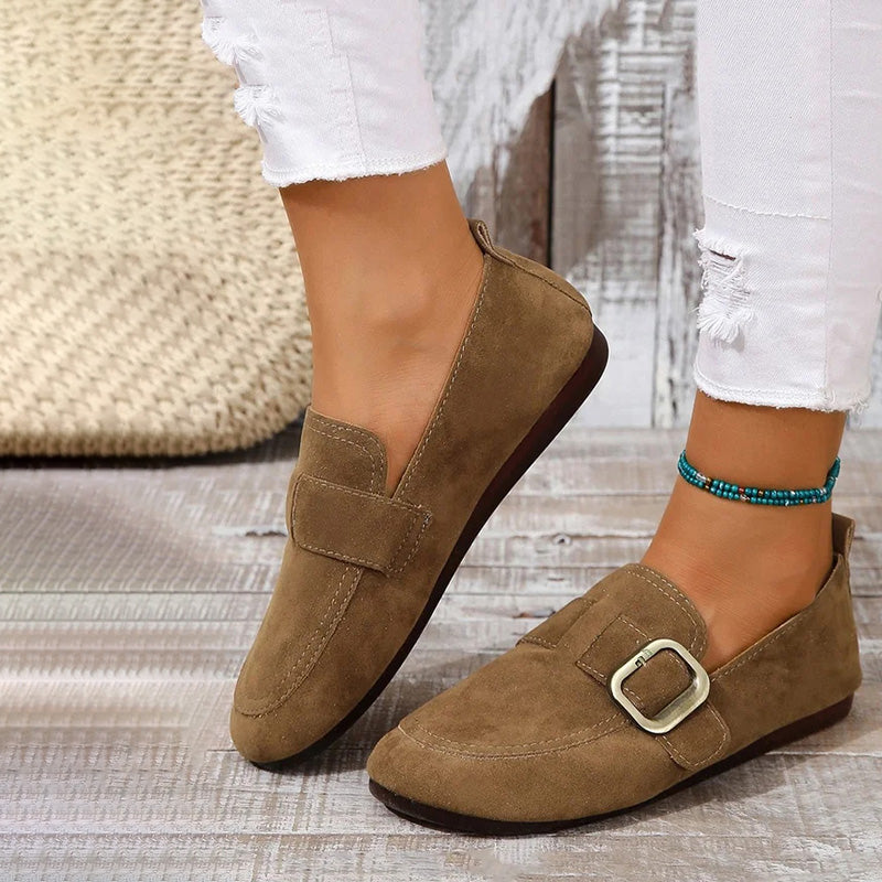 W&W Mode | Vintage Bequeme Slip-On-Schuhe