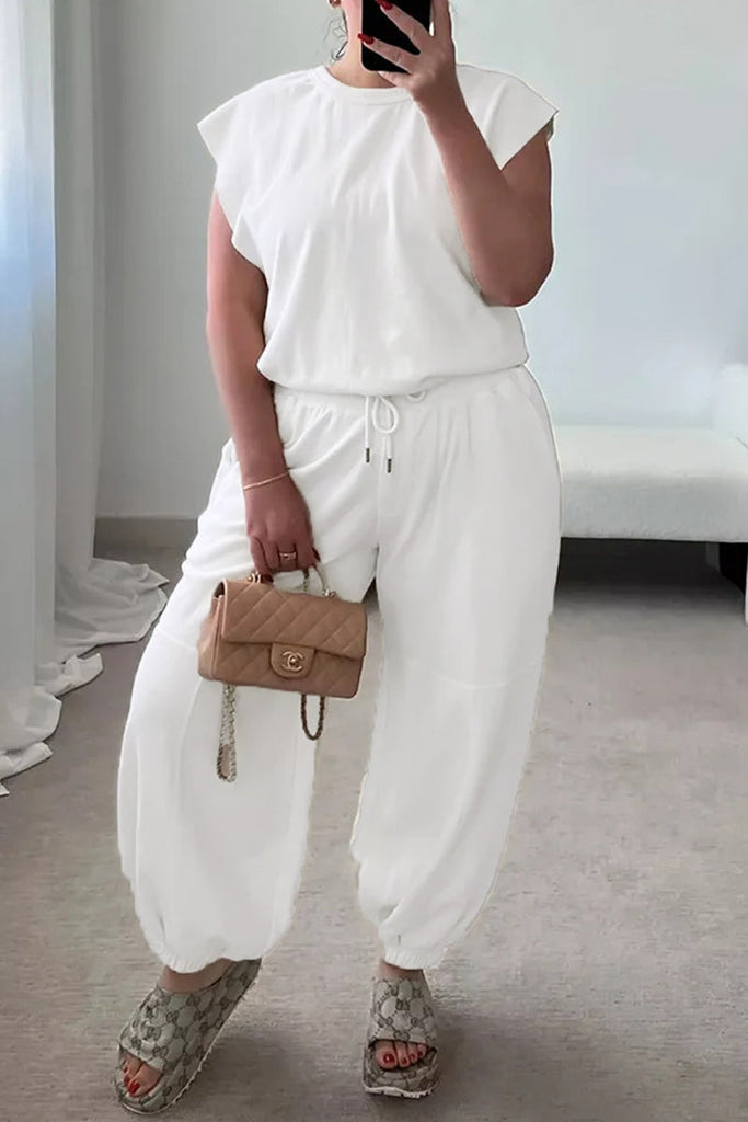 WW | Lässige Einfachheit Solid Pocket Frenulum Rückenfreies Oausschnitt Lockere Overalls