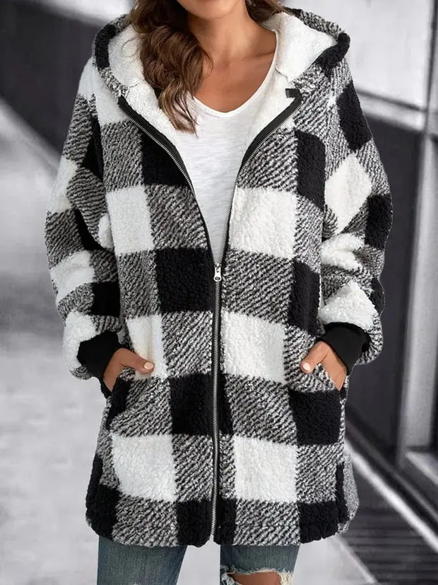 WW - Fleecejacke mit Kapuze für Damen