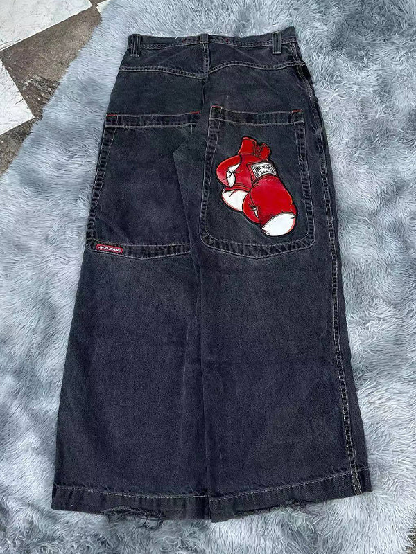 WW | Weinlese Amerikanische Hiphop Boyfriend Jeans