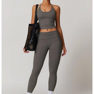 WW | Trendige Fitness Schnell-Trocknend Yoga-Hose mit Falten