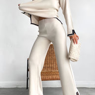 WW Elastisches Strick-Lounge-Set