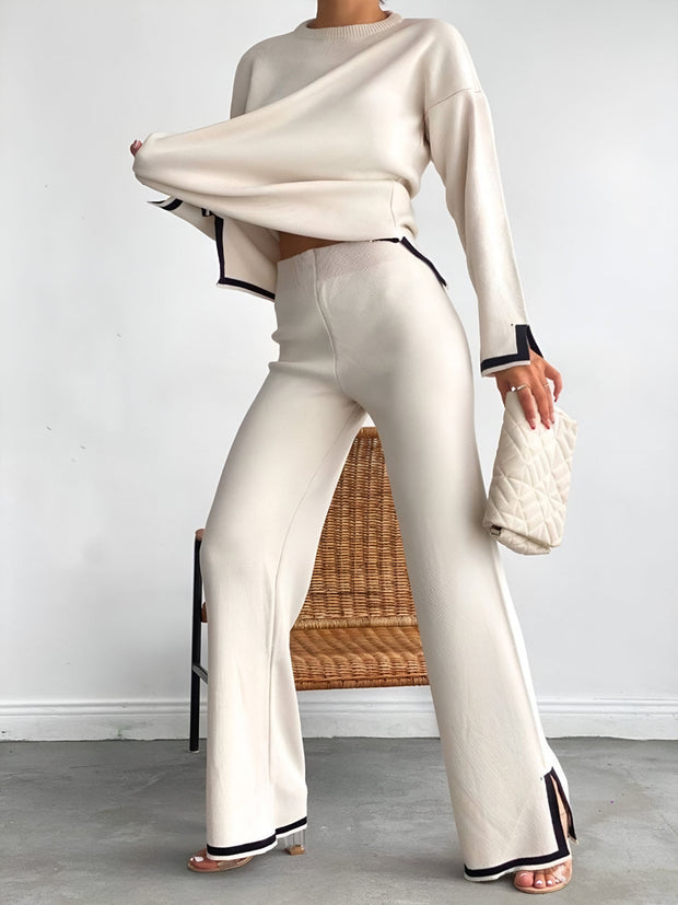 WW Elastisches Strick-Lounge-Set