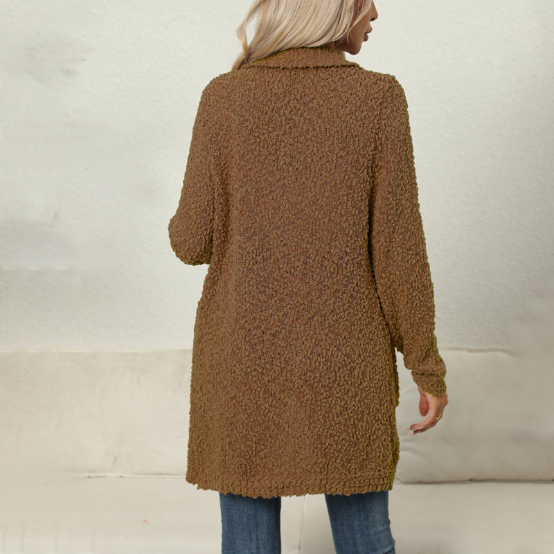 WW | Lässiger Einfarbiger Cardigan