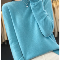 WW | Kaschmir Pullover Damen Runder Ausschnitt Weicher und Eleganter Strickpullover