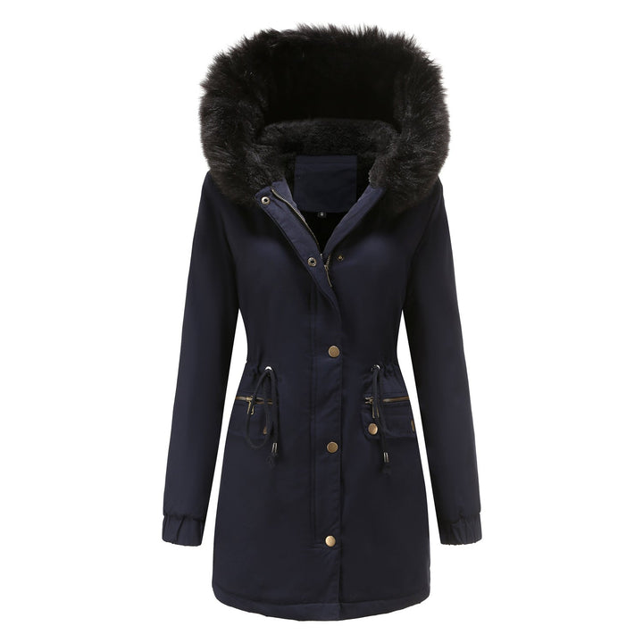 W&W Mode | Damen Wintermantel mit Fleece-Futter und Kapuze