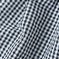 WW | Gestuftes Gingham-Midirock mit Rüschendetail