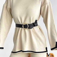 WW Elastisches Strick-Lounge-Set