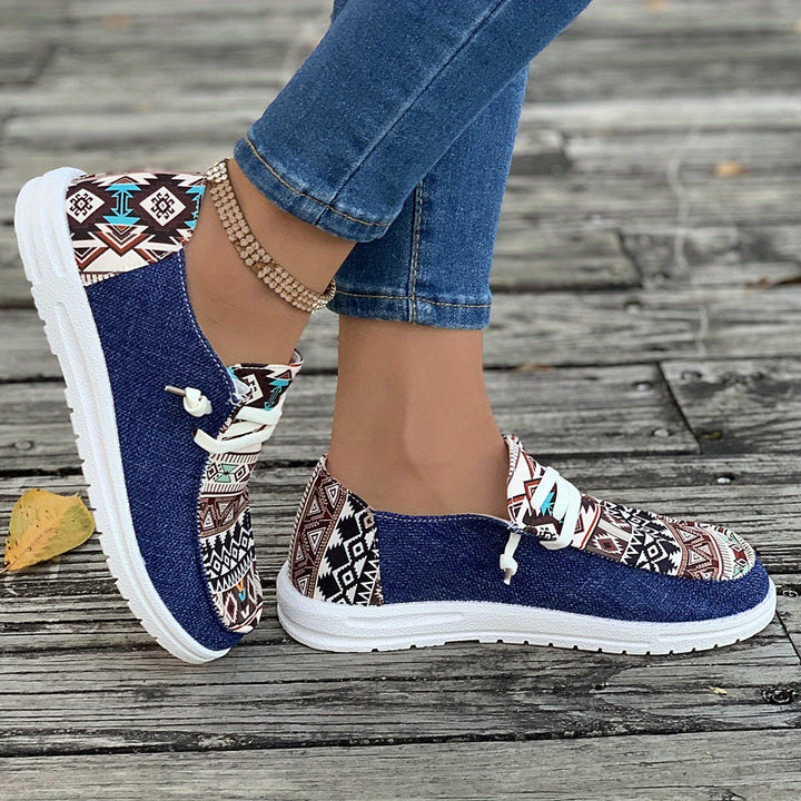 W&W Mode | Canvas-Schuhe mit Print