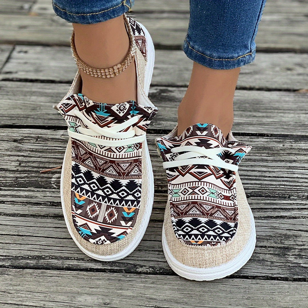 W&W Mode | Canvas-Schuhe mit Print