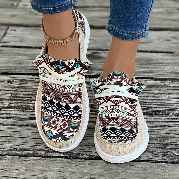 W&W Mode | Canvas-Schuhe mit Print