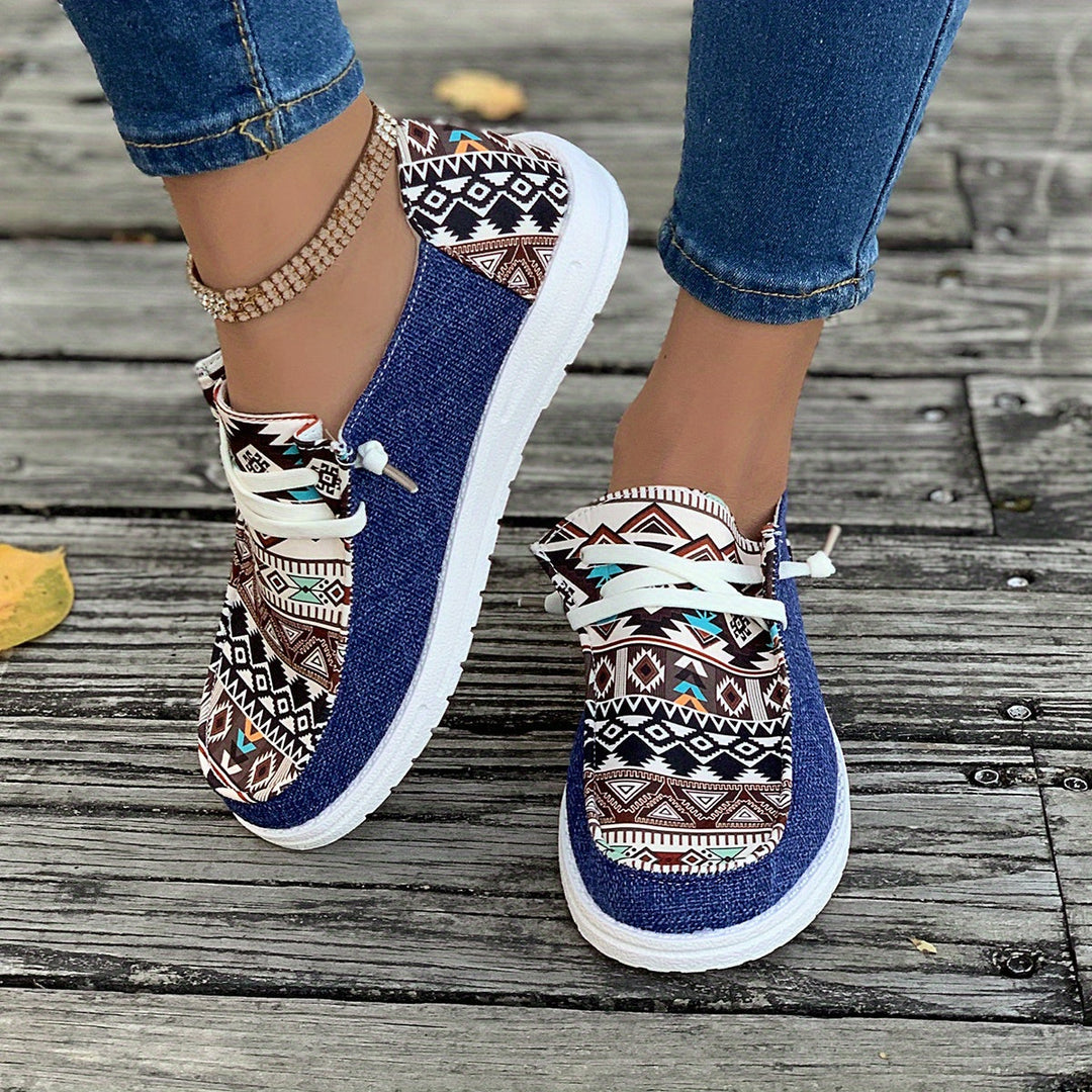 W&W Mode | Canvas-Schuhe mit Print