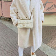 WW | Lässiger Unifarbener Cardigan mit Umlegekragen Outerwear