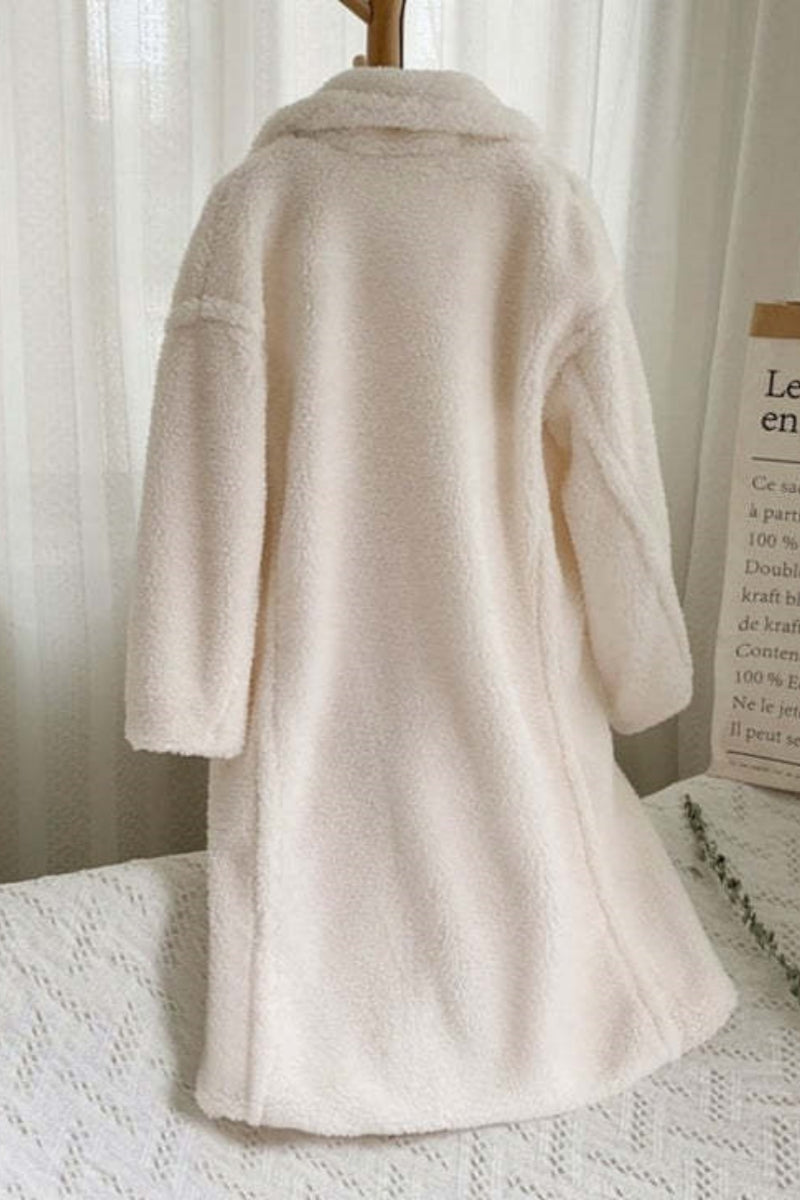 WW | Lässiger Unifarbener Cardigan mit Umlegekragen Outerwear