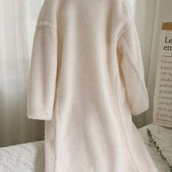 WW | Lässiger Unifarbener Cardigan mit Umlegekragen Outerwear