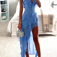 WW | Trendy Rüschenkleid