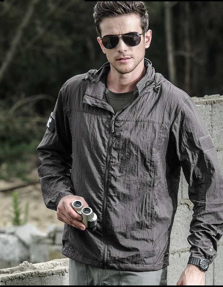 W&W Mode | Leichte Wasserdichte Jacke Mit Reißverschluss