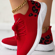 Irene™ | Leopard Spitze Schuhe Atmungsaktive Freizeitschuhe